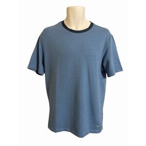 NWT Scotch & Soda Amsterdam Men's M Blue Short Sleeve Tee T-Shirt Cotton Stretch